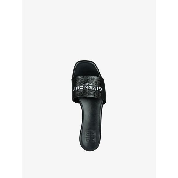 Givenchy 4g Logo Coated Canvas Slide Sandal - 11US / 41EU - Picture 1 of 6
